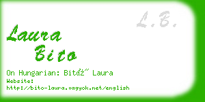 laura bito business card